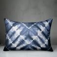 thumbnail image 2 of Creative Products Navy Shibori Pattern 14x20 Indoor / Outdoor Pillow, 2 of 2