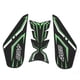 thumbnail image 1 of pegatinas protectoras antideslizantes para tanque de combustible de gasolina, compatibles con Kawasaki Z400 NINJA 400, color verde., 1 of 14