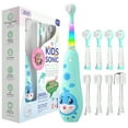 thumbnail image 1 of Seago Kids Electric Toothbrush Sonic Child Dolphin Colorful Observing LED 2 mins Smart Timer IPX7 Waterproof Teeth Cleaning, 1 of 6