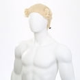 thumbnail image 5 of Mufeng Men's Colonial Wigs Colonial George Washington Costume Accessory Judge Lawyer Wig Beige One Size, 5 of 7