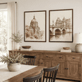 thumbnail image 2 of KAIWIN 16x20 Picture Frames Set of 2, Gallery Wall Poster Frames, Brown, 2 of 6