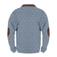 thumbnail image 4 of Blusas y camisas de manga larga con cuello redondo Sudadera con capucha de cuello redondo para hombre Jersey estampado Blusa de poliéster de manga larga para hombre, 4 of 4