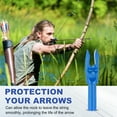 thumbnail image 5 of Uxcell Archery Arrows Nocks, Plastic Insert Arrow Nock Replacement Arrow Tails for Hunting Shooting Compound Recurve Blue, 5 of 7