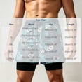 thumbnail image 3 of Mens 2 in 1 Swim Trunks with Compression Liner Summer Printed Quickly Dry Swim Short Swimsuit Bathing Suit Beach Shorts (2XL, Green), 3 of 6