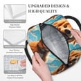 thumbnail image 3 of Daiia Blue Sky Cute Dog Pattern Lunch Bag , Insulated Lunch Box, Small Leakproof Cooler Food Lunch Containers Reusable High Capacity Lunch Tote Bags-One Size, 3 of 6