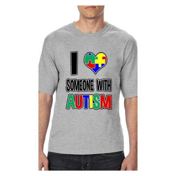 Normal is Boring - Big Men's T-Shirt, up to Tall Size 3XLT - Autism Awareness