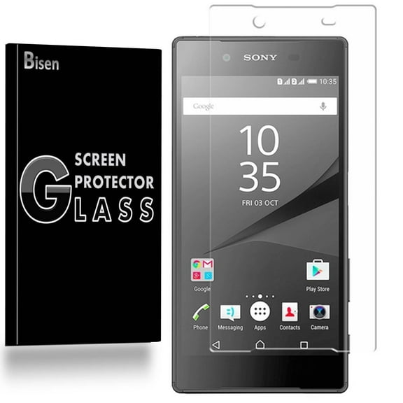 [2-Pack] Sony Xperia Z5 Premium [NOT For Sony Xperia Z5] BISEN Tempered Glass Screen Protector, Anti-Scratch, Anti-Shock, Shatterproof, Bubble Free