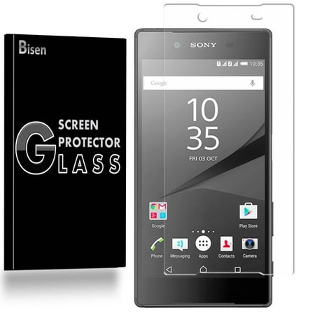 [2-Pack] Sony Xperia Z5 Premium [NOT For Sony Xperia Z5] BISEN Tempered Glass Screen Protector, Anti-Scratch, Anti-Shock, Shatterproof, Bubble
