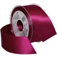 thumbnail image 2 of Morex Ribbon Double-Face Swiss Satin Ribbon, 3.8cm by 27-Yard Spool, Fuchsia, 2 of 4