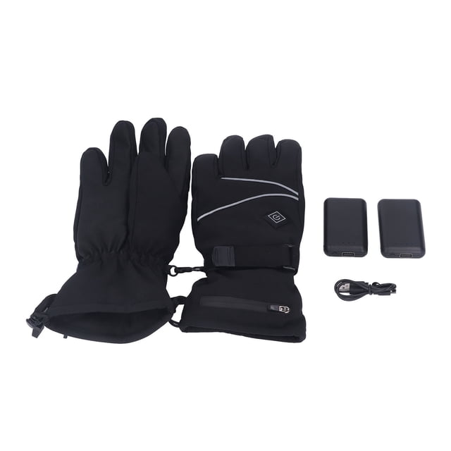 Guantes Calefactables Eléctricos, Guantes Con Batería De Litio, Alta Eficiencia, Fácil Operación, 3,7 V, Multifuncional, 5 Dedos Para Deportes Al Aire Libre