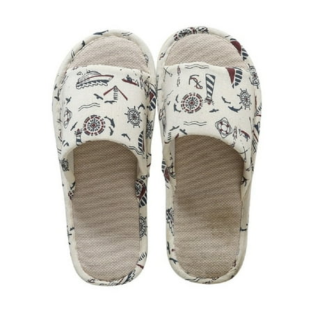 

Linen Indoor Home Slippers For Men And Women Home Garden Household Commodities Slippers