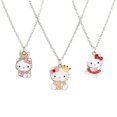 thumbnail image 4 of Collar de Hello Kitty de Sanrio con dibujos animados para mujer, collar con forma de gato KT para novias y estudiantes, cadena de clavícula para niña, 4 of 5