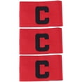thumbnail image 1 of 3pcs Wear-resistant Captain Armbands Convenient Captain Bands Portable Football Bands, 1 of 5