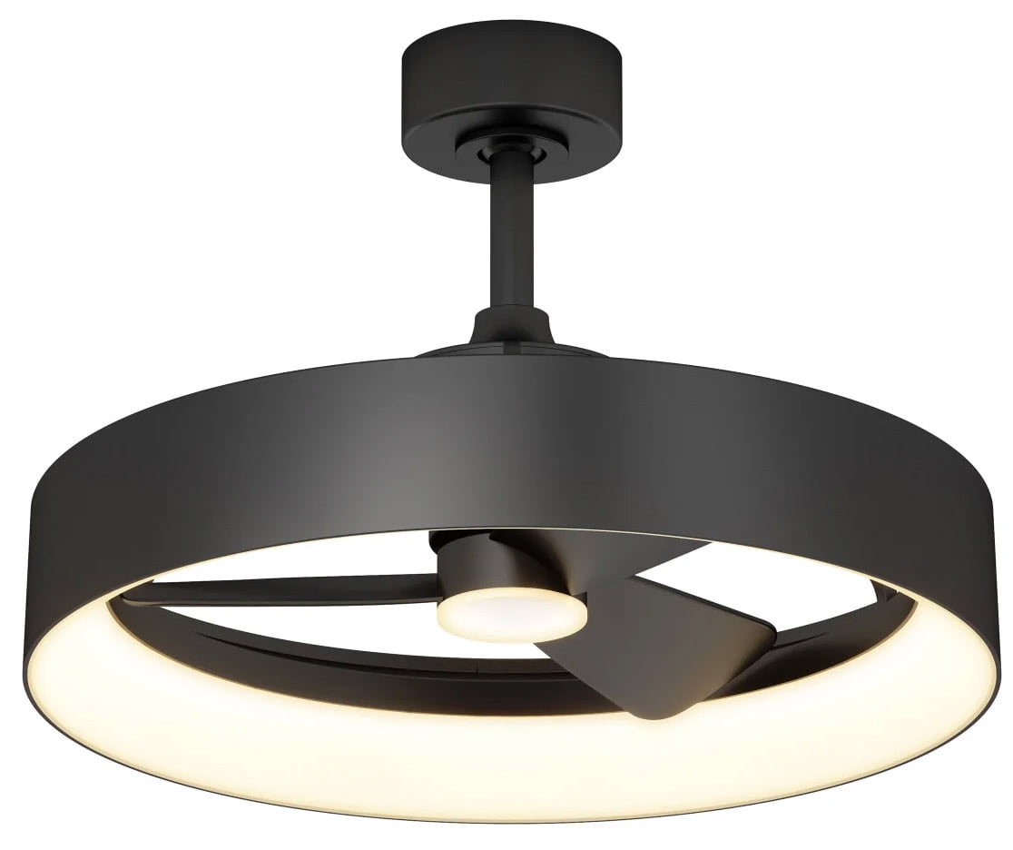 Artika Swirl 26 in. Indoor Black 8-Steps CCT 18.7 in. Integrated