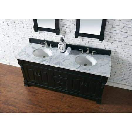 Darby Home Co Bedrock 72'' Double Antique Black Bathroom Vanity Set Darby Home Co Bedrock 72'' Double Antique Black Bathroom Vanity Set - Darby Home Co Bedrock 72'' Double Antique Black Bathroom Vanity Set