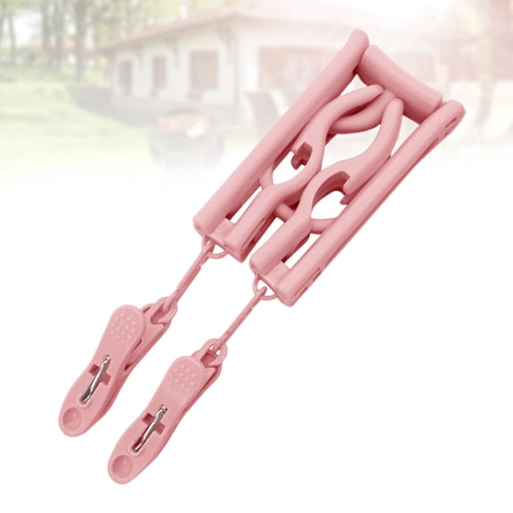 WEUVEB Nonslip Hangers Clothes Organization Pink 1Set