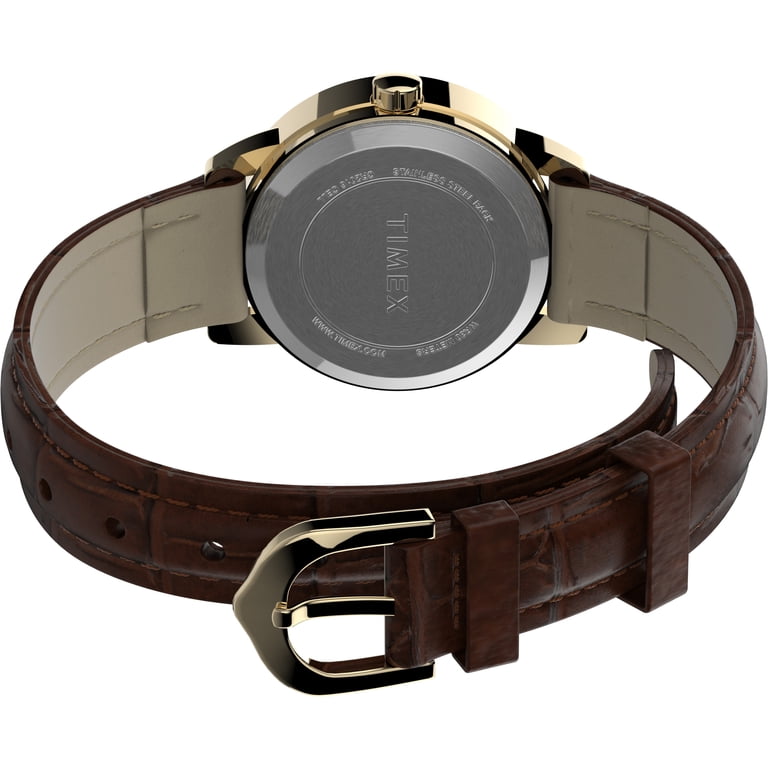 Timex Ladies' Dress Watch Brown Leather Strap photo 3