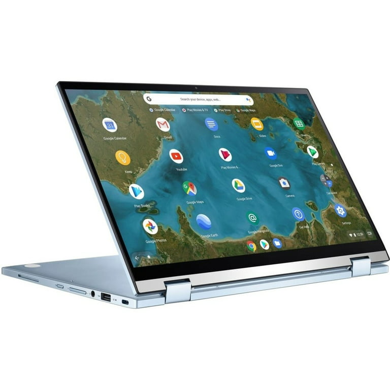 ASUS Chromebook 14 FHD Touchscreen Laptop, Intel Core M m3-8100Y, 4GB RAM,  64GB SSD, Chrome OS, Silver, C433TA-AS384T