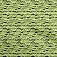 thumbnail image 1 of oneOone Polyester Spandex Lime Green Fabric Conversational Moustache Diy Clothing Quilting Fabric Print Fabric By Yard 56 Inch Wide, 1 of 4