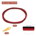 thumbnail image 2 of Uxcell 30 Gauge 2-Conductor Silicone Wire, Tinned Copper 7Ft/2.25M 300V 2-Core Parallel Wire With Wire Stripper, 2Pack, 2 of 6
