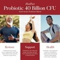 thumbnail image 3 of HealFast Physician Formulated Probiotic Supplement - 40 Billion CFU - Live Prebiotics and Probiotics for Men and Women - Probiotics for Gut Health - Non-GMO and Vegan - 30 Day Supply, 3 of 6
