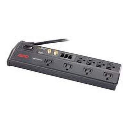 UPC: 0731304249047 | APC 8-Outlet Surge Protector 2770 Joules with Telephone  DSL and Coaxial Protection  SurgeArrest Performance (P8VT3)