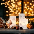 thumbnail image 2 of Velas LED navideñas sin llama GenSwin, paquete de 3, 7 a 15 cm, 2 of 7