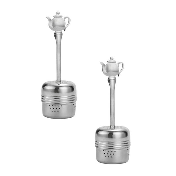 OFFIGAM 2pcs Stainless Steel Tea Filter Tea Infuser Tool For Quick Brewing And Elegant Design