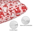 thumbnail image 3 of Rateoe Gnome Merry Christmas Pattern Decorative Pillow Case,Throw Pillow Covers,Plush Pillow Cover,Soft Pillow Case,Velvet Pillow Case-16"x24", 3 of 6