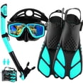 thumbnail image 1 of Equipo de Snorkel DiVLMT para Adultos con Aletas y Máscara de Buceo, 1 of 8