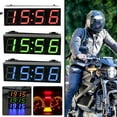 thumbnail image 4 of Mini Car Digital Clock Thermometer Voltmeter 3 IN 1 Luminous Vehicle Clockღ R7C3, 4 of 6