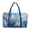 Blue Marble & Butterfly, variant on Horse Print Large Travel Duffle Bag Quilted Weekender Bags for Women Lightweight Carry on Overnight Bags for Gym Yoga Beach Vacation