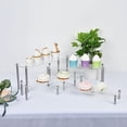 thumbnail image 4 of Balsa Circle 4 Clear Acrylic Dessert Stands Cupcake Holders Organizer Racks Wedding Party Decorations, 4 of 8