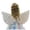 Silver, variant on REDARER Kids Angel Wing Accessory Metallic Embossed Wing Decor Cosplay Prop for Halloween Party Stage Show Festival Performance Dress Up,One Size
