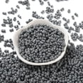 thumbnail image 2 of 1Pound Rubberized Style Glass Seed Beads Peanut Gray 6~6.5x3~3.5x3~3.5mm Hole: 1mm about 4500pcs/poundDIY, 2 of 4