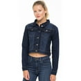 thumbnail image 3 of Notus Fashion Women’s Premium Button-Down Denim Jacket - Elegant Comfort Soft, Stylish, and Versatile Long Sleeve Jean Jacket Dark Blue S, 3 of 7