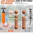 thumbnail image 4 of Ball Pump, Ball Pump for Sport Balls, Soccer Ball Pump, Hand Pump with 3 Needles, Nozzle, Extension Hose, Perfect for Volleyball, Basketball, Rugby, Balloon, Exercise Ball Inflator System, 4 of 8