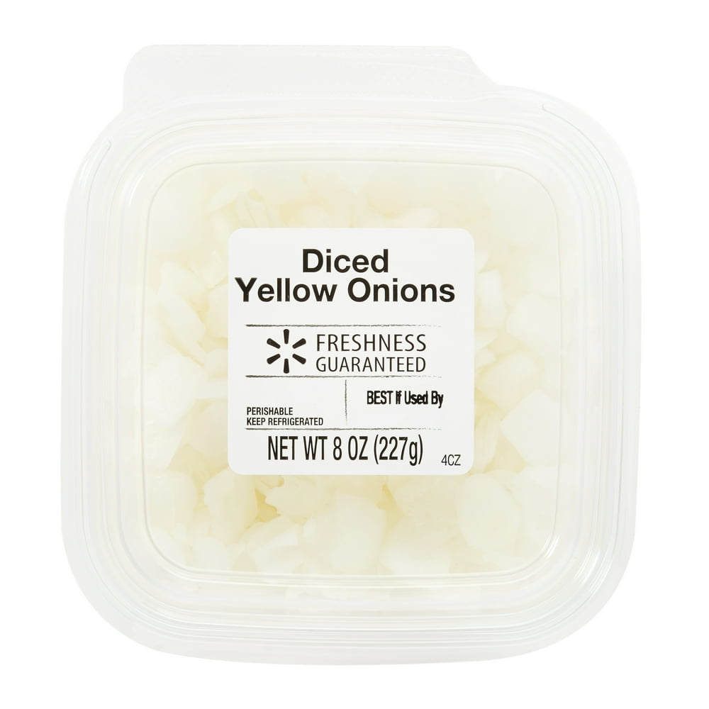 Freshness Guaranteed Diced Yellow Onions, 8 oz