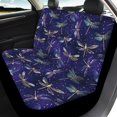 thumbnail image 4 of Pzuqiu Dragonfly Pattern Car Seat Covers 3 Pieces Car Seat Covers Set Breathable Full Set Suitable for Trucks Cars, 4 of 10