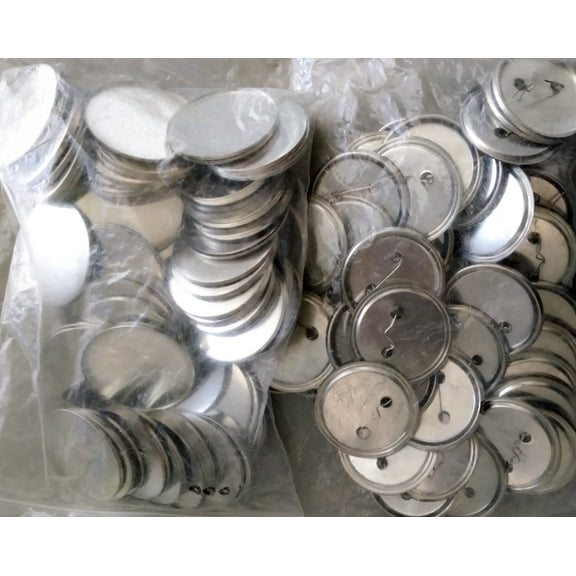 100 piece of (75mm) 3 inch Button Blank Top/Bottom All Metal for Button/Badge Maker Press