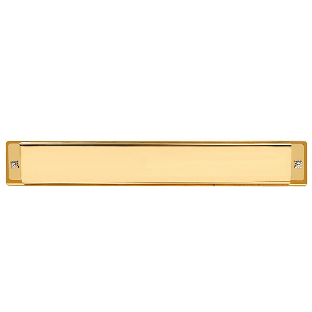 OULII 1 Pce Harmonica en Do Doré 28 Trous Instrument de Musique Polyphonique pour Débutants et Joueurs Intermédiaires