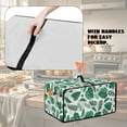 thumbnail image 5 of Renewold Toaster Oven Dust Cover with Accessory Pockets Dustproof Washable Rectangular Convection Oven Air Fryer Protective Cover Case, 22.5 x 18.5 x 13 Inches, Monstera Palm Leaf, 5 of 7