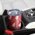 thumbnail image 5 of Christmas 20oz Stainless Steel Mobile Tumbler – Vacuum Insulated Coffee Mug with Lid, Spill-Proof Travel Cup for Hot & Cold Drinks, 5 of 7