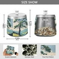 thumbnail image 2 of Yayeee Ashtray with Lid for Cigarette Smokeless Stainless Steel Home Ash Holder, Mounatin at Dawn, 2 of 7