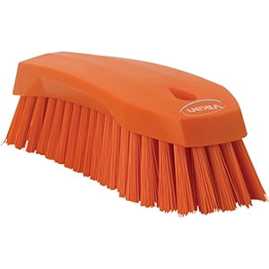 Vikan Large Hand Brush- Stiff - Orange (4 Units)