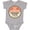 AC-Heather Grey, variant on Inktastic Horseshoe Player Boys or Girls Baby Bodysuit
