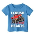 thumbnail image 3 of LRen First Day of School Shirt for Boys Cute Graphic Print Casual Short Sleeve Top Tees Back to School Shirt School Uniform Clothes,3-4 Years, 3 of 3