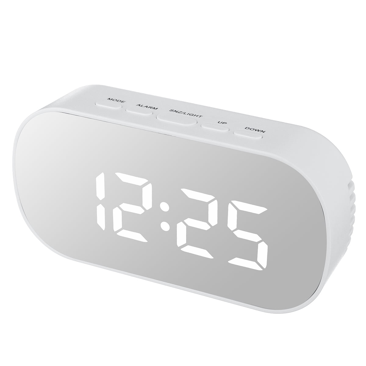 LED Digital Alarm Clock Home Mirror LED Electronic Clock Bedside