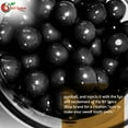 thumbnail image 6 of NY SPICE SHOP Black Gumballs - 3 Pound - Approx. 50 Pieces Per Pound - Tutti Frutti Flavor - Black Tutti Frutti Bubblegum - Midnight Chew Balls - Dark Candy Gumballs, 6 of 7