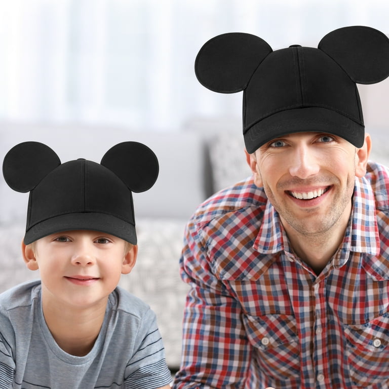 Disney Mickey Mouse Ears Hat Set of 2 for Daddy and Me Matching Adult and Toddler Baseball Cap Boys Size 2 4 Or 4 7
